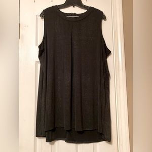 Worthington 3X Black Shimmer Tunic